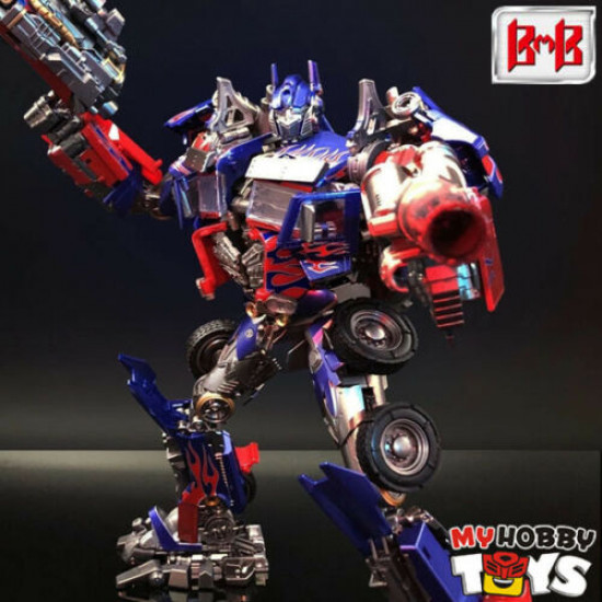 Black Mamba Transformable Robot - KM-01S Knight of Light / LS-03F Optimus Prime ( Abdominal Muscle MPM-04 ) KM01 LS03F Black Mamba Transformable Robot - KM-01S Knight of Light / LS-03F Optimus Prime ( Abdominal Muscle MPM-04 ) KM01 LS03F