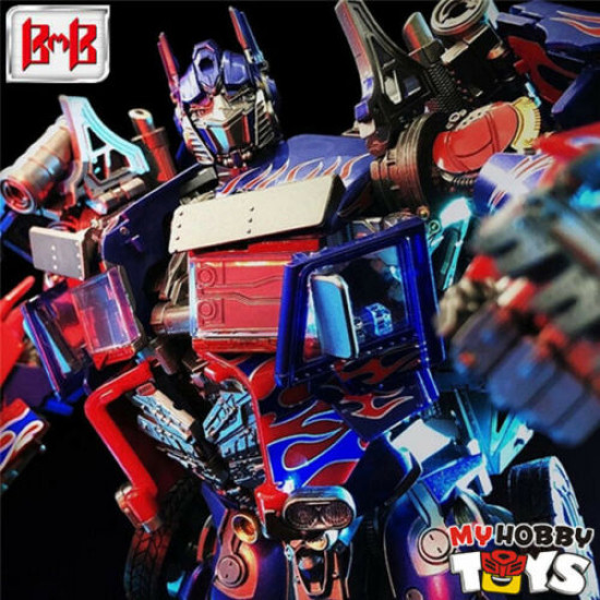 Black Mamba Transformable Robot - KM-01S Knight of Light / LS-03F Optimus Prime ( Abdominal Muscle MPM-04 ) KM01 LS03F Black Mamba Transformable Robot - KM-01S Knight of Light / LS-03F Optimus Prime ( Abdominal Muscle MPM-04 ) KM01 LS03F