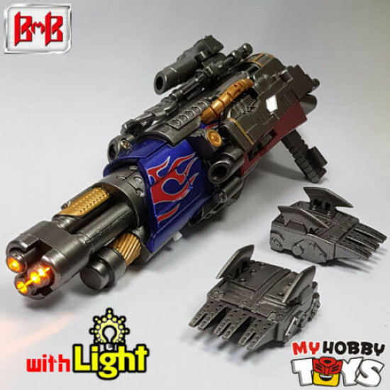 Black Mamba Transformable Robot - KM-01S Knight of Light / LS-03F Optimus Prime ( Abdominal Muscle MPM-04 ) KM01 LS03F Black Mamba Transformable Robot - KM-01S Knight of Light / LS-03F Optimus Prime ( Abdominal Muscle MPM-04 ) KM01 LS03F