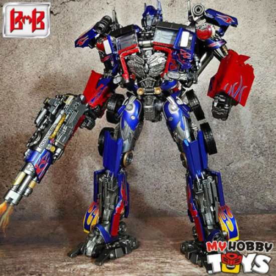 Black Mamba Transformable Robot - KM-01S Knight of Light / LS-03F Optimus Prime ( Abdominal Muscle MPM-04 ) KM01 LS03F Black Mamba Transformable Robot - KM-01S Knight of Light / LS-03F Optimus Prime ( Abdominal Muscle MPM-04 ) KM01 LS03F