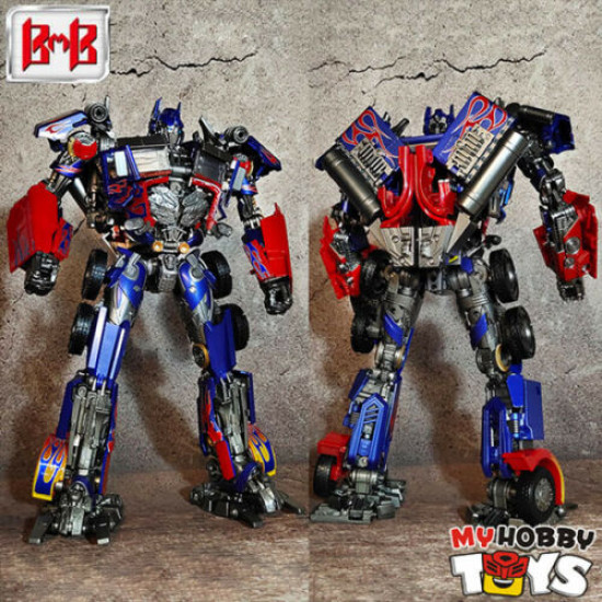 Black Mamba Transformable Robot - KM-01S Knight of Light / LS-03F Optimus Prime ( Abdominal Muscle MPM-04 ) KM01 LS03F Black Mamba Transformable Robot - KM-01S Knight of Light / LS-03F Optimus Prime ( Abdominal Muscle MPM-04 ) KM01 LS03F