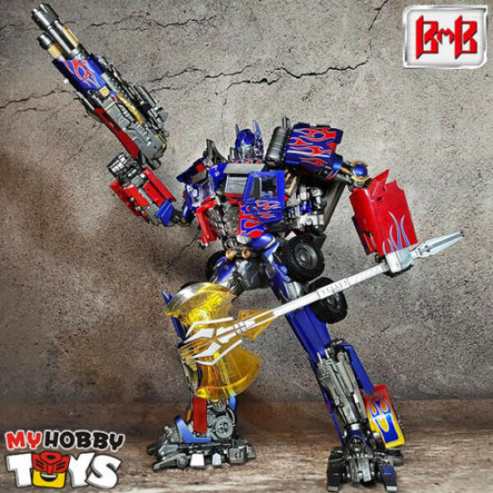 Black Mamba Transformable Robot - KM-01S Knight of Light / LS-03F Optimus Prime ( Abdominal Muscle MPM-04 ) KM01 LS03F Black Mamba Transformable Robot - KM-01S Knight of Light / LS-03F Optimus Prime ( Abdominal Muscle MPM-04 ) KM01 LS03F