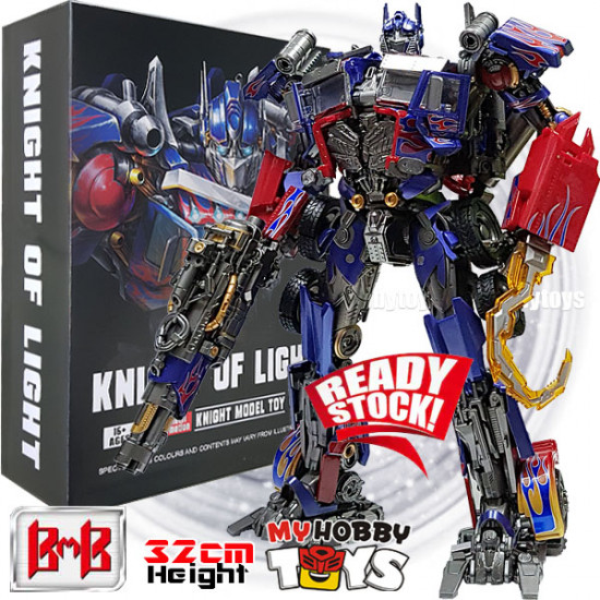 Black Mamba Transformable Robot - KM-01S Knight of Light / LS-03F Optimus Prime ( Abdominal Muscle MPM-04 ) KM01 LS03F Black Mamba Transformable Robot - KM-01S Knight of Light / LS-03F Optimus Prime ( Abdominal Muscle MPM-04 ) KM01 LS03F